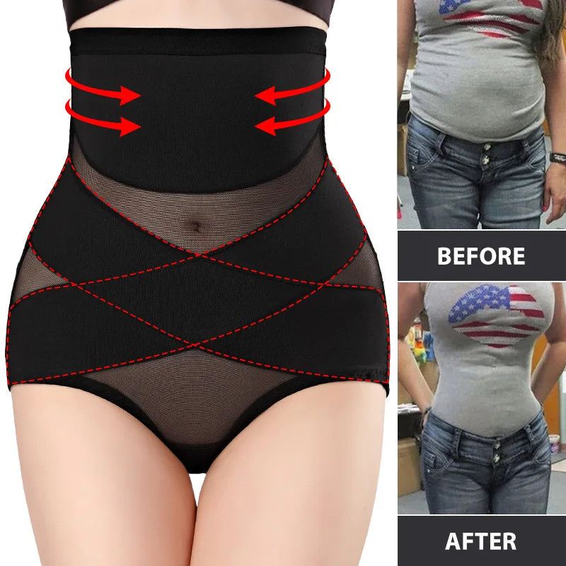 Sexy Bady Shaper Briefs Butt Lifter Women Shapewear Tummy Control Female High Waist Trainer Bodyshaper Panties Corset Abdomen